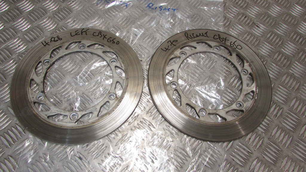 Honda CBX 650e RC13 Nighthawk disques des freins avants AV paire ,,Pair of front