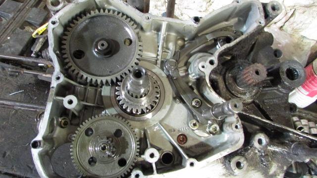 Ducati 750 SS ie 99>03 900 SS, rouages moteur gauche,Engine cogs left. ,,