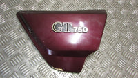 Kawasaki GT 750 87 KZ750 P carénage sous le siège, droit Capot / Fairing trim under seat right