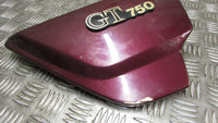 Kawasaki GT 750 87 KZ750 P carénage sous le siège, droit Capot / Fairing trim under seat right
