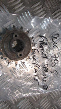 Ducati 750 SS ie 99>03 900 SS, pignon avant et écrou de fixation,front sprocket