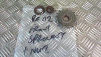 Yamaha YZF R6 99-02 5EB pignon avant et écrou de fixation,front sprocket and sec