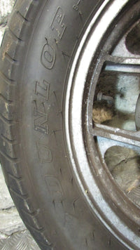 Kawasaki GTR 1000 1993 ZGT00A Jante Ariere ROUE ARRIÈRE pnue OK, rear wheel ,TYR