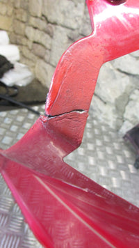 Kawasaki GTR 1000 1993 ZGT00A Tête de fourche carénage en haut ,top fairing fron