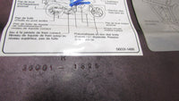 Kawasaki GTR 1000 1993 ZGT00A carénage sous le siège,droite cover couvercle laté