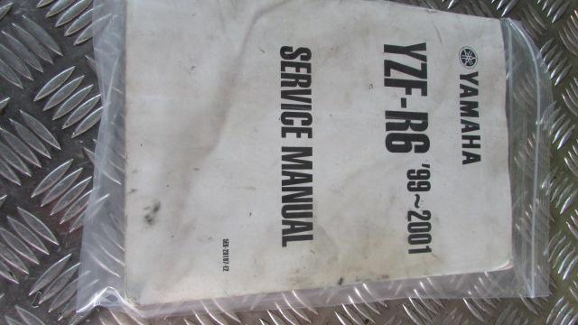 Yamaha YZF R6 99-02 5EB Professional Manuel d' entretien reparation en anglaise,