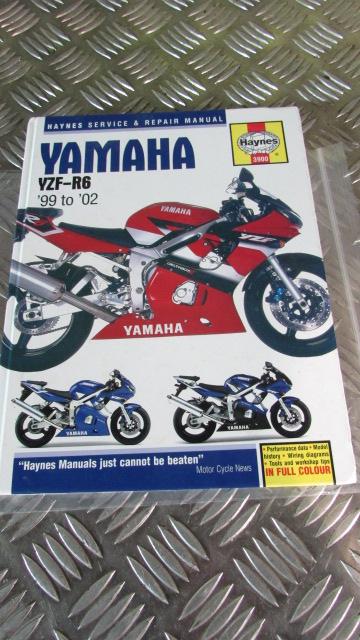 Yamaha YZF R6 99-02 5EB Haynes manuel d'entretien et reparation en anglaise,Owne