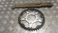 Honda VFR 750 RC24 1988 kit chaine,,Chain & rear sprocket,