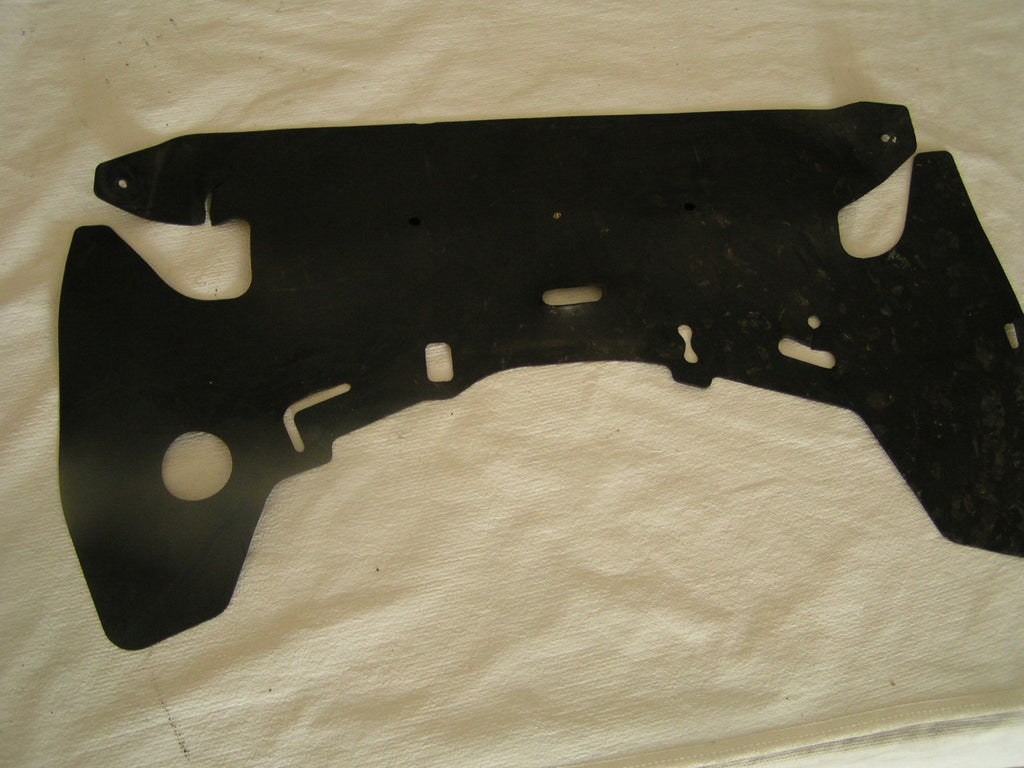 Kawasaki ZX6R ZX636 05 06 C1H C6F ,Habillages moteur avant haut, rubber top engi