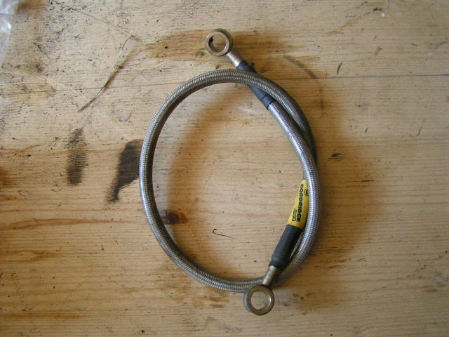 KAWASAKI ZX9R ZX-9R NINJA ZX900 E 1 01 Durite de frein ariere, rear BRAKE LINES