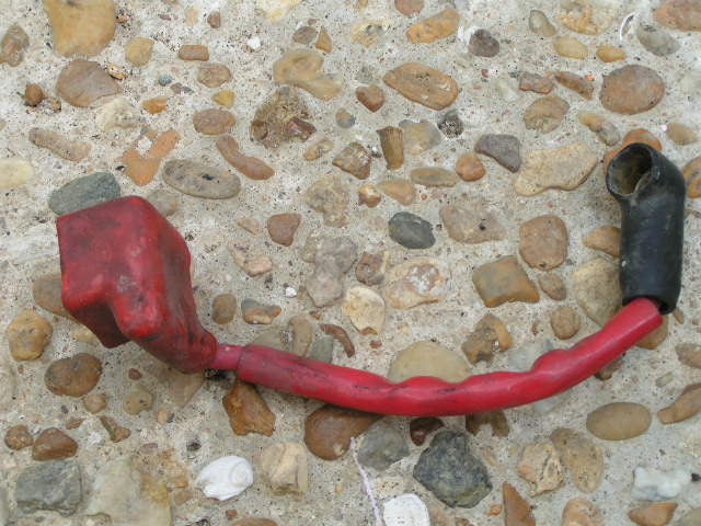 FZ6 S2 Fil + batterie, battery posative lead