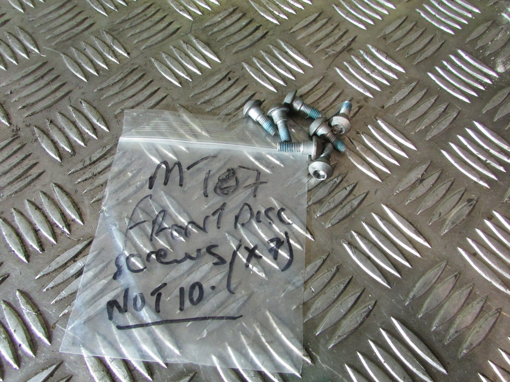 Yamaha MT-07, 2018>19, Tracer FRONT BRAKE DISC FIXINGS/BOLTS/SCREWS Vis pour Dis