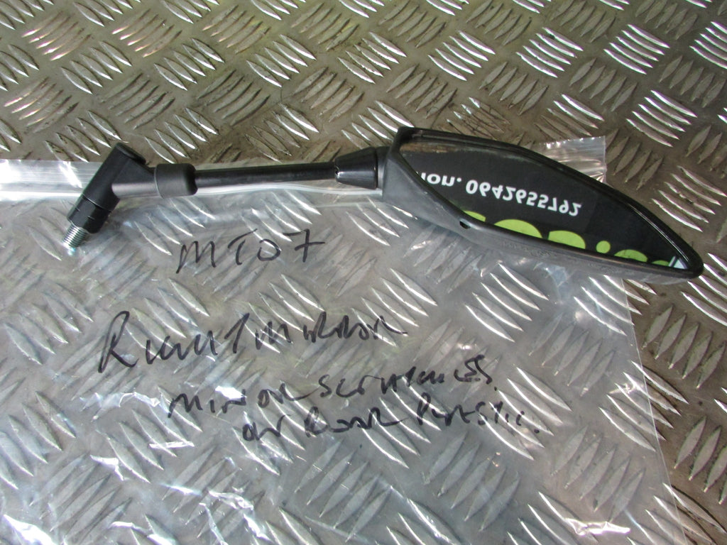 Yamaha MT-07, 2018>19, Tracer mirror right retroviseurs droit, ,mirror right,scr