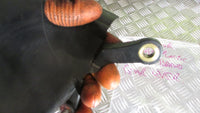 BMW K 1200 RS 2001, Exhaust heat shield left, Bouclier thermique d'échappement à