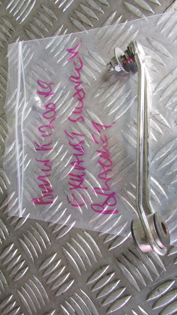 BMW K 1200 RS 2001,attache de pot ar arrier, rear exhaust bracket chrome