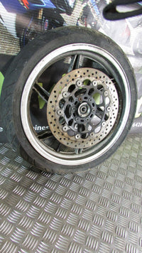 Hyosung GT 125 Comet 2003/8,Jante AV avant roue ( pneu mort),front wheel ( TYRE