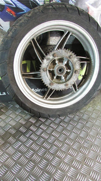 Hyosung GT 125 Comet 2003/8,Jante Ariere ROUE ARRIÈRE (pnue mort), rear wheel ,T